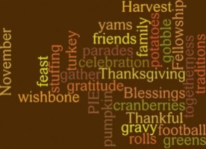 Thanksgiving words