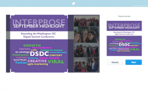 Twitter Moments cropping tool